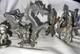 Huge Vintage Pewter Mixed Lot Of 14 Figures Rare One Of A Kind Lot Up For Grabs