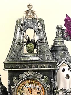 Halloween Haunted House Castle One-of-a-Kind Handpainted Dollhouse Spooky Decor