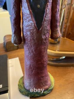 Halloween Monnie Wilson Ghoul Guy Papier-mâché 16 1/4 One Of A Kind