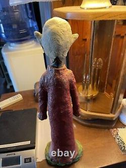 Halloween Monnie Wilson Ghoul Guy Papier-mâché 16 1/4 One Of A Kind