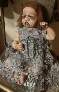 Halloween Prop DEMON BABY SCARY 20 One of a Kind Vampire Doll Gothic Halloween