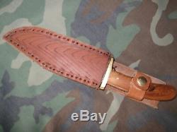 Hand Forged Knife Locally Made One of a Kind High Carbon Steel Bowie Style