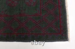 Hand Knotted Area Rug 2'9 x 3'11 Traditional Oriental Wool Carpet