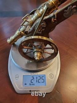 Hand-Made Miniature Cannon One of a Kind Crafted by Italian master artisan