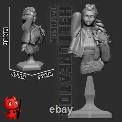 Hand Painted Kpop Idol Resin Statue Rumi Fan Art Collectible