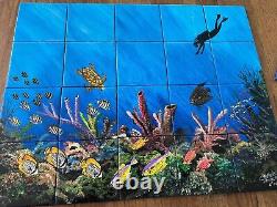 Hand Painted Ocean Mural One Of A Kind