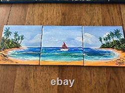 Hand Painted Ocean Mural One Of A Kind