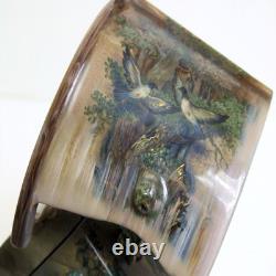 Hand Painted One of a Kind Russian Lacquer Box Ural Fairytales By N. Zotov