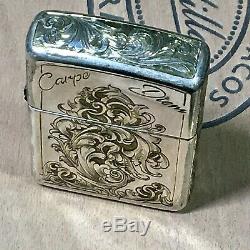 Hand engraved lighter. One of a kind