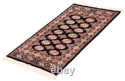 Hand-knotted 3'0 x 5'1 Finest Peshawar Bokhara Bordered, Traditional Wool Rug