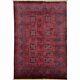 Handmade (3'3 X 5'0) Burgundy Fine Afghan Khal Mohammadi Wool Rug
