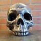 Handmade Cast Aluminum Skull One Of A Kind Sand Cast Art Sculpture