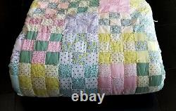 Handmade Cranberry Island One of a Kind Famous Quilter Vintage Patchwork Quilt