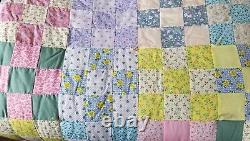 Handmade Cranberry Island One of a Kind Famous Quilter Vintage Patchwork Quilt