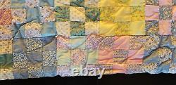 Handmade Cranberry Island One of a Kind Famous Quilter Vintage Patchwork Quilt