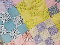 Handmade Cranberry Island One of a Kind Famous Quilter Vintage Patchwork Quilt