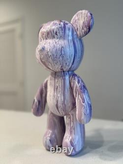 Handmade Fluid Art Bear Figurine, Home Decor or Gift, 13 in