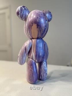 Handmade Fluid Art Bear Figurine, Home Decor or Gift, 13 in