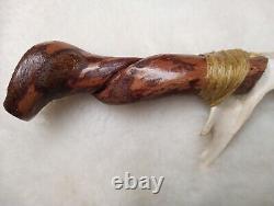 Handmade, One Of A Kind Deer Jawbone Knife