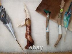 Handmade, One Of A Kind Deer Jawbone Knife