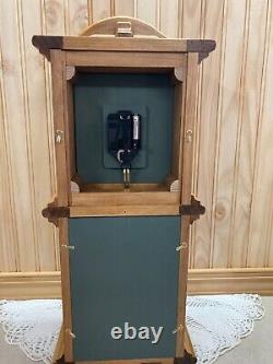 Handmade wooden clock one of kind designed and built by me