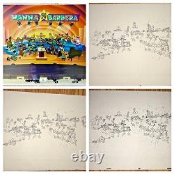 Hanna-Barbera 50th Anniversary Original Cel One of a Kind Yabba Dabba Doo Time