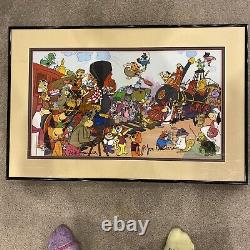 Hanna & Barbera Signed Cel. One Of Kind Set Of Four All The Same 288/400