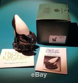 Harmony Kingdom One Of A Kind V1 Black Killer Whale Orca RARE MIB