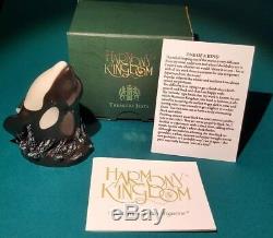 Harmony Kingdom One Of A Kind V1 Black Killer Whale Orca RARE MIB