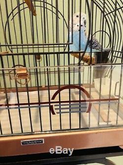 Hendryx Bird Cage Antique Art Deco + Stand, One-of-a-Kind Collectible
