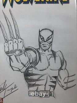 Herb Trimpe Original Wolverine #1 OOAK One of a Kind Commissioned Cover Signed