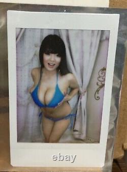 Hitomi Tanaka Busty Blue Bikini Fuji Instax Cheki Photo JAV 1/1 One Of A Kind SP