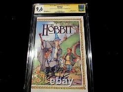 Hobbit #1 SS CGC 9.6 Signed by Wood, Astin & Boyd! One of a kind