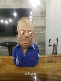 Homer Simpson Silicone Life Size Bust 11 Custom not Sideshow One of a Kind