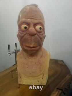 Homer Simpson Silicone Life Size Bust 11 Custom not Sideshow One of a Kind