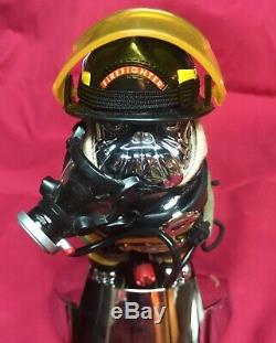 Hood Ornament ONE OF A KIND Firefighter Mack Truck Bulldog