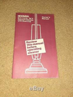 Hoover Decade 80 NEW! NIB! NEVER USED! FACTORY ERROR! ONE OF A KIND! Convertible