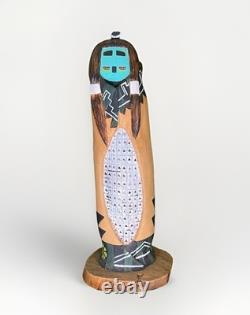 Hopi Kachina Doll Signed J. O. Wester 10 Hand Carved Wood One Of A Kind