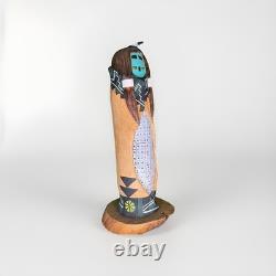 Hopi Kachina Doll Signed J. O. Wester 10 Hand Carved Wood One Of A Kind