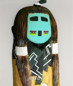 Hopi Kachina Doll Signed J. O. Wester 10 Hand Carved Wood One Of A Kind