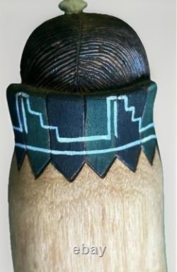 Hopi Kachina Doll Signed J. O. Wester 10 Hand Carved Wood One Of A Kind