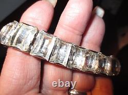 Hot Huge One-of-a-kind Rhinestone Bracelet Totally Different Fits Small Med
