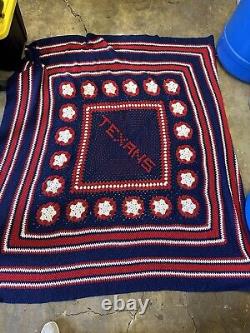 Houston Texan, Handmade Blanket One Of A Kind