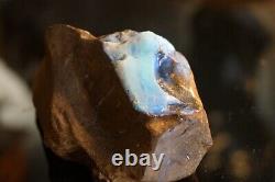 Huge Australian Black Opal Boulder Specimen One of a Kind 240 Grams RARE