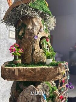 Huge Handmade Fairy House Fairy House Condos One of a Kind, Profound