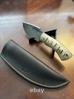 Hunting knife (Custom) one of a kind Dall Sheep handle