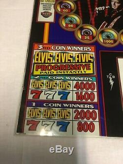 IGT Elvis Slot Machine Glass, Might Be One Of A Kind