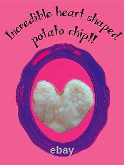 INCREDIBLE Heart Shaped Lays Potato Chip! Lucky, Mystical, ONE OF A KIND