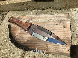 Impact Cutlery Rare Custom Built One Of A Kind Boot Knife Mirror Polished