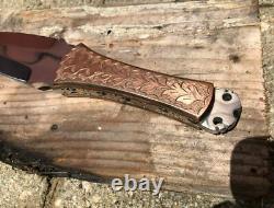 Impact Cutlery Rare Custom Built One Of A Kind Boot Knife Mirror Polished